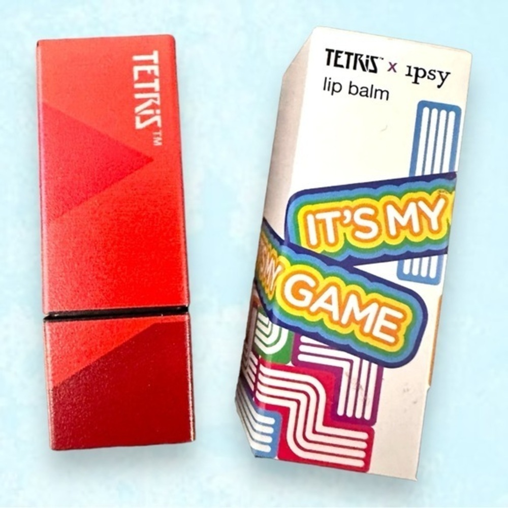 🆕 NWT Tetris x IPSY Nude Shimmer Lip Balm in n00b